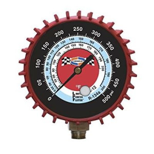 Uniweld G9LAD Manifold Gauge High Red R12/R134 Fahrenheit, Psi Uniweld G9LAD Manifold Gauge High Red R12/R134 Fahrenheit, Psi