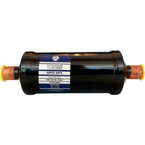 Appli Parts APFD-307S 7/8 in Liquid Line Refrigerant AC Filter Drier hvac Refrigeration 307S ODF Sweat Solder connection universal unidirectional 10-1/2 in long 3-1/4 in wide Appli Parts APFD-307S 7/8 in Liquid Line Refrigerant AC Filter Drier hvac Refrigeration 307S ODF Sweat Solder connection universal unidirectional 10-1/2 in long 3-1/4 in wide
