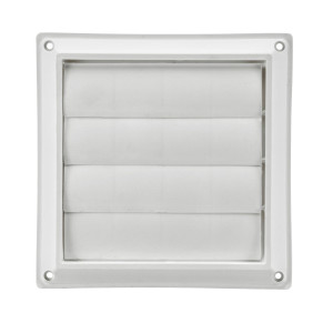 Lambro 360W White Plastic Louvered Vent 5 inch
 Lambro 360W White Plastic Louvered Vent 5 inch