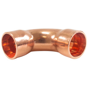 Appli Parts AP-C012L 1/2 in 90 Degree Elbow Long turn Copper pipe fittings CxC Sweat connections for refrigeration, air conditioning and plumbing applications ACR and Type L copper pipe Appli Parts AP-C012L 1/2 in 90 Degree Elbow Long turn Copper pipe fittings CxC Sweat connections for refrigeration, air conditioning and plumbing applications ACR and Type L copper pipe
