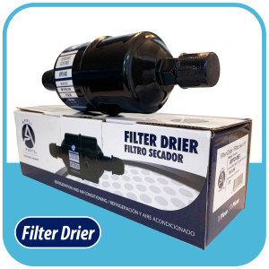 Appli Parts APFD-083 3/8 in Liquid Line Refrigerant AC Filter Drier hvac Refrigeration 083 SAE Flare connection universal unidirectional 6-1/2 in long 2 in wide Appli Parts APFD-083 3/8 in Liquid Line Refrigerant AC Filter Drier hvac Refrigeration 083 SAE Flare connection universal unidirectional 6-1/2 in long 2 in wide