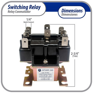 Appli Parts APSWR-340 90-340,24 VAC Coil, General Purpose Switching Relay,DPDT, for HVAC applications and other general electrical installations replaces APSR-340 Appli Parts APSWR-340 90-340,24 VAC Coil, General Purpose Switching Relay,DPDT, for HVAC applications and other general electrical installations replaces APSR-340