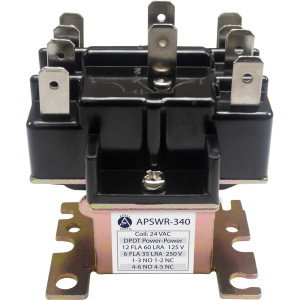 Appli Parts APSWR-340 90-340,24 VAC Coil, General Purpose Switching Relay,DPDT, for HVAC applications and other general electrical installations replaces APSR-340 Appli Parts APSWR-340 90-340,24 VAC Coil, General Purpose Switching Relay,DPDT, for HVAC applications and other general electrical installations replaces APSR-340