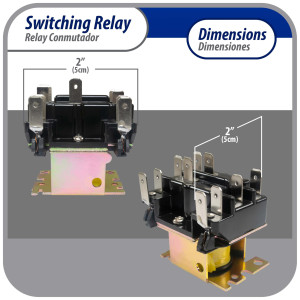 Appli Parts APSWR-340 90-340,24 VAC Coil, General Purpose Switching Relay,DPDT, for HVAC applications and other general electrical installations replaces APSR-340 Appli Parts APSWR-340 90-340,24 VAC Coil, General Purpose Switching Relay,DPDT, for HVAC applications and other general electrical installations replaces APSR-340