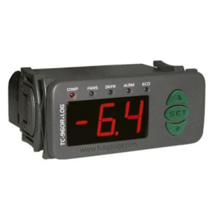 Full Gauge TC-960Ri Log Electronic Freeze Control. 2 Sensors, 4 Outlets, 1 Digital Inlet, Data Logger, 12/24v Sitrad Compatible Full Gauge TC-960Ri Log Electronic Freeze Control. 2 Sensors, 4 Outlets, 1 Digital Inlet, Data Logger, 12/24v Sitrad Compatible
