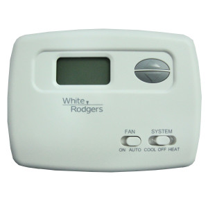 White Rodgers A/C Thermostat 1 Stage 24v Digital (Non Prog.) White Rodgers A/C Thermostat 1 Stage 24v Digital (Non Prog.)