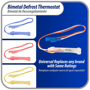 Appli Parts APBT-FT2076 Bimetal Thermostat Asian Type 2 Wire Fuse temperature 158F with Yellow and White wires Reference BIM-2076 / Sanyo / Termodisco Appli Parts APBT-FT2076 Bimetal Thermostat Asian Type 2 Wire Fuse temperature 158F with Yellow and White wires Reference BIM-2076 / Sanyo / Termodisco
