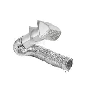 Lambro 1363W Transition Dryer Duct Hood Vent Lambro 1363W Transition Dryer Duct Hood Vent
