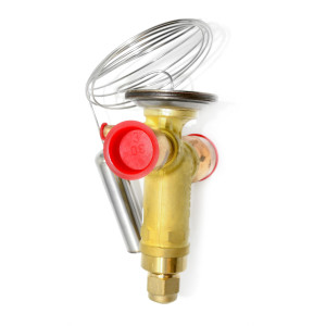 Danfoss 067N2163 18TR Thermostatic expansion valve, TGE, Compatible with R22, R407C, 7/8x1-1/8 in Solder, ODF, 1/4 in Externally equalized, Bi-flow, -40 to 50 F, replaces 067N2183