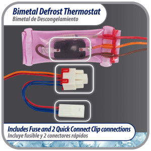 Appli Parts APBT-S2008FP Bimetal Thermostat Asian Type 3 Wire Open 54F Close 23F Fuse 162F Orange / Red / Brown, Model Reference BIM-2008 / Thermodisc Appli Parts APBT-S2008FP Bimetal Thermostat Asian Type 3 Wire Open 54F Close 23F Fuse 162F Orange / Red / Brown, Model Reference BIM-2008 / Thermodisc