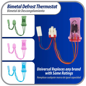 Appli Parts APBT-S2008FP Bimetal Thermostat Asian Type 3 Wire Open 54F Close 23F Fuse 162F Orange / Red / Brown, Model Reference BIM-2008 / Thermodisc Appli Parts APBT-S2008FP Bimetal Thermostat Asian Type 3 Wire Open 54F Close 23F Fuse 162F Orange / Red / Brown, Model Reference BIM-2008 / Thermodisc