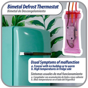 Appli Parts APBT-S2008FP Bimetal Thermostat Asian Type 3 Wire Open 54F Close 23F Fuse 162F Orange / Red / Brown, Model Reference BIM-2008 / Thermodisc Appli Parts APBT-S2008FP Bimetal Thermostat Asian Type 3 Wire Open 54F Close 23F Fuse 162F Orange / Red / Brown, Model Reference BIM-2008 / Thermodisc