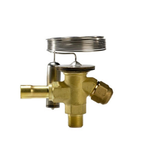Danfoss 068Z3414 1/6 - 4.5TR Expansion Valve Body, TS 2, R404A,R507A, 3/8x1/2in, Flare x ODF, Internal Equalized, Single-Flow, -40 to 50F, Capacity determined by Orifice size Sold Separately 068Z3467
