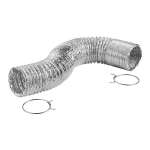 Lambro 498CTC Clothes Dryer Transition Duct Kit 4 inch X 8 ft Lambro 498CTC Clothes Dryer Transition Duct Kit 4 inch X 8 ft
