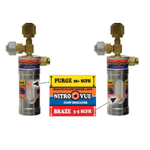 Uniweld NV1 Nitrogen Flow Indicator Nitro Vue 1/4 inch Flare Fittings Single-Gas Flowmeter Uniweld NV1 Nitrogen Flow Indicator Nitro Vue 1/4 inch Flare Fittings Single-Gas Flowmeter