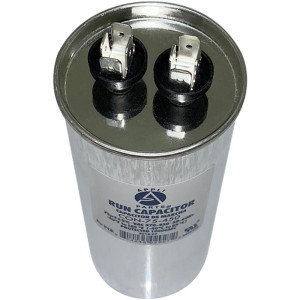 Appli Parts Run Capacitor for ac 75 Mfd uF (microfarads) 370 VAC or 450 VAC CBB65 Round Universal fit for hvac and other applications 5-3/8in High 2-1/8in Wide CON-75-450 Appli Parts Run Capacitor for ac 75 Mfd uF (microfarads) 370 VAC or 450 VAC CBB65 Round Universal fit for hvac and other applications 5-3/8in High 2-1/8in Wide CON-75-450