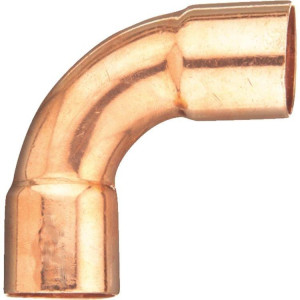 Appli Parts AP-C358L 90 Degree Elbow Long turn 3-5/8 in Copper pipe fittings CxC Sweat connections for refrigeration, air conditioning and plumbing applications ACR and Type L copper pipe 