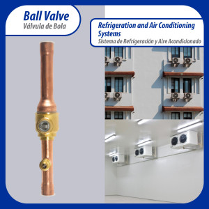 Appli Parts APBV-012 1/2 in Shut Off Ball Valve ODF Universal Replacement 610 psi (4.2 Mpa) max pressure -22 F to 248 F work temperature with 1/4 in SAE service port, with 6-1/2 in overall length Appli Parts APBV-012 1/2 in Shut Off Ball Valve ODF Universal Replacement 610 psi (4.2 Mpa) max pressure -22 F to 248 F work temperature with 1/4 in SAE service port, with 6-1/2 in overall length