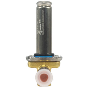 Danfoss 032F1204 Solenoid Valve 3/8 in ODF x 3/8 in ODF Normally Closed NC EVR 3
032F5084 replaces 032F7115