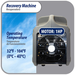 Appli Parts APRRM-11 1 Hp Refrigerant Recovery Machine for hvac freon reclaim 110 V, 60 Hz ,Portable Universal application works with multiple refrigerant includes filter drier and hose Appli Parts APRRM-11 1 Hp Refrigerant Recovery Machine for hvac freon reclaim 110 V, 60 Hz ,Portable Universal application works with multiple refrigerant includes filter drier and hose