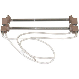 Appli Parts APDH-9G303 9-1/4 in, 110 V, Glass Defrost Heater Replacement for Refrigerators, 2 pieces, replaces WR49X249, REN-303 Appli Parts APDH-9G303 9-1/4 in, 110 V, Glass Defrost Heater Replacement for Refrigerators, 2 pieces, replaces WR49X249, REN-303