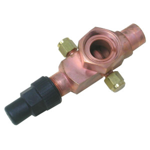 Danfoss 8168029 V04 1-1/4 in Rotolock x 3/4 ODF, Service Valve for Compressors Danfoss 8168029 V04 1-1/4 in Rotolock x 3/4 ODF, Service Valve for Compressors