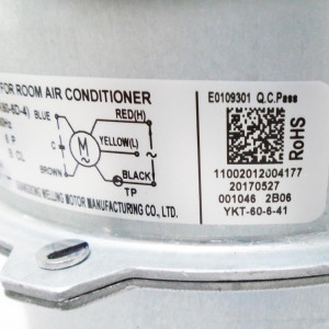Fan Motor Outdoor Unit YKT-60-6-41 YDK60-6B 230V 60Hz 202400401649 11002012004177 