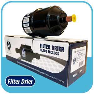 Appli Parts APFD-082S 1/4 in Liquid Line Refrigerant AC Filter Drier hvac Refrigeration 082S ODF Sweat Solder connection universal unidirectional 6in long 2-1/4 in wide
 Appli Parts APFD-082S 1/4 in Liquid Line Refrigerant AC Filter Drier hvac Refrigeration 082S ODF Sweat Solder connection universal unidirectional 6in long 2-1/4 in wide