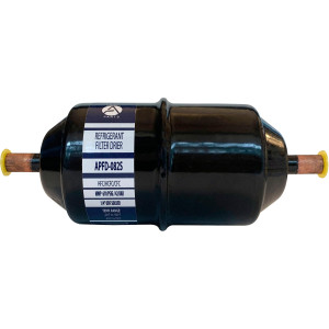 Appli Parts APFD-082S 1/4 in Liquid Line Refrigerant AC Filter Drier hvac Refrigeration 082S ODF Sweat Solder connection universal unidirectional 6in long 2-1/4 in wide
 Appli Parts APFD-082S 1/4 in Liquid Line Refrigerant AC Filter Drier hvac Refrigeration 082S ODF Sweat Solder connection universal unidirectional 6in long 2-1/4 in wide