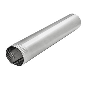 Lambro 747 Galvanized Snap-Lock Pipe 4 inch X 60 inch  Lambro 747 Galvanized Snap-Lock Pipe 4 inch X 60 inch