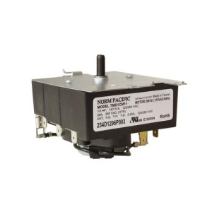 GE WE04X20415 Genuine OEM Dryer Timer for 1/3 HP, 15/7.5 A, 125/250 VAC, 60 Hz
 GE WE04X20415 Genuine OEM Dryer Timer for 1/3 HP, 15/7.5 A, 125/250 VAC, 60 Hz