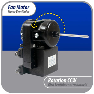Appli Parts APFM-1638 Evaporator Fan Motor for refrigerators and freezers 110 V, 60 Hz, 0.12 A, 7.5 W, 2500 rpm, CCW, Shaft Length 1-3/4 in replaces 200D2940P005, 200D2940P011, P009, WR01F01638 Appli Parts APFM-1638 Evaporator Fan Motor for refrigerators and freezers 110 V, 60 Hz, 0.12 A, 7.5 W, 2500 rpm, CCW, Shaft Length 1-3/4 in replaces 200D2940P005, 200D2940P011, P009, WR01F01638