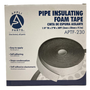 Appli Parts APTF-230 Foam Tape 1/8 in x 2 in x 30 ft (3mmx50mmx9m) Appli Parts APTF-230 Foam Tape 1/8 in x 2 in x 30 ft (3mmx50mmx9m)
