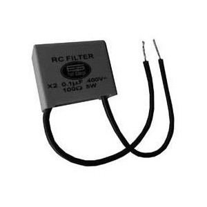 Full Gauge 03130 RC Filter Supressor X2 0.1mf 400V, 100ohm, 5W Full Gauge 03130 RC Filter Supressor X2 0.1mf 400V, 100ohm, 5W