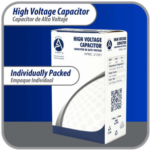 Appli Parts APMC-21091 0.91uf mfd (microfarads) High Voltage Microwave capacitor 2100V 50/60Hz CH85 21091 Universal Replacement for Multiple Brands NO PCB  Appli Parts APMC-21091 0.91uf mfd (microfarads) High Voltage Microwave capacitor 2100V 50/60Hz CH85 21091 Universal Replacement for Multiple Brands NO PCB