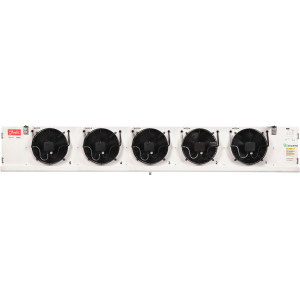 Danfoss 114U0018 Evaporator Optyma LMBP R404 32K Btu/hr at 25F SST MBP 26.6K Btu/hr at -20F SST LBP Electric Defrost 6FPI Low Profile 5 x 12in ECM Fans DACC RX L315.1A4/E1 230V/1Ph/60Hz 
 Danfoss 114U0018 Evaporator Optyma LMBP R404 32K Btu/hr at 25F SST MBP 26.6K Btu/hr at -20F SST LBP Electric Defrost 6FPI Low Profile 5 x 12in ECM Fans DACC RX L315.1A4/E1 230V/1Ph/60Hz