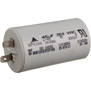 GE WH12X10462 Genuine OEM Capacitor 45 mfd 250 vac 50-60hz
Fits: WH12X10212 WH12X10240 123C8355P006 24DB450B250PA
 GE WH12X10462 Genuine OEM Capacitor 45 mfd 250 vac 50-60hz
Fits: WH12X10212 WH12X10240 123C8355P006 24DB450B250PA