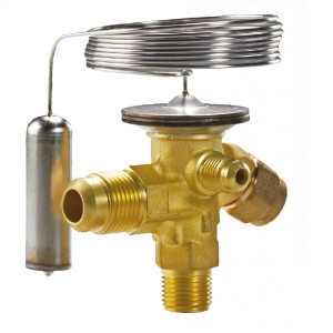 Danfoss 068Z3728 1/4 - 5.5TR Expansion Valve Body, TE 2, R448A,R449A, 3/8x1/2 in, Flare, External Equalized, Bi-Flow, -40 to 50 F, Capacity determined by Orifice size Sold Separately