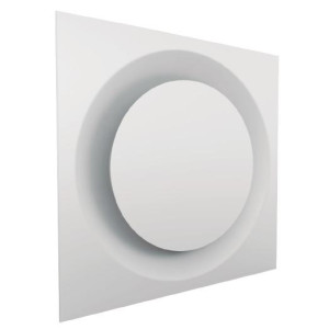 Aluminum Round Diffuser White 12in Diameter. Vermont DPCLB12 Aluminum Round Diffuser White 12in Diameter. Vermont DPCLB12