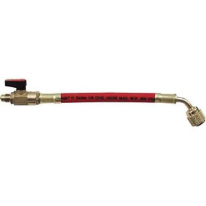 Uniweld UBV146R Refrigeration Hose 6 in Red with Valve 90052
