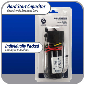 Appli Parts APHS-1 1 to 3 TON Hard Start kit 208-244 V, 1 Ph for air conditioner includes Capacitor 88-108mfd 330V and Potential Relay for Air Conditioner scroll and reciprocating compressors  Appli Parts APHS-1 1 to 3 TON Hard Start kit 208-244 V, 1 Ph for air conditioner includes Capacitor 88-108mfd 330V and Potential Relay for Air Conditioner scroll and reciprocating compressors
