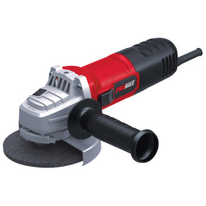 Promaker PRO-ES750KIT 4-1/2 in Angle Grinder 750 W 120 V 6.5 Amp 11000 RPM includes side handle, wrench, carbon brushes, abrasive wheels, gloves and goggles, 6.5 ft cord