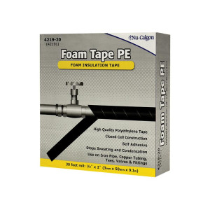 Nu-Calgon 4219-20 Insulation Foam Tape 2 inch x 1/8 inch x 30 foot Roll