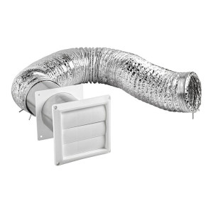 Lambro 1377W Transition Duct Louvered Vent Kit Lambro 1377W Transition Duct Louvered Vent Kit