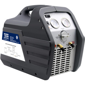 Appli Parts APRRM-121 1/2 Hp Refrigerant Recovery Machine for hvac freon reclaim 110 V, 60 Hz Portable Universal application works with multiple refrigerant includes filter drier and hose Appli Parts APRRM-121 1/2 Hp Refrigerant Recovery Machine for hvac freon reclaim 110 V, 60 Hz Portable Universal application works with multiple refrigerant includes filter drier and hose