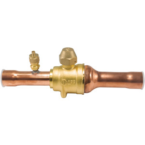 Appli Parts APBV-078 7/8 in Shut Off Ball Valve ODF Universal Replacement 610 psi (4.2 Mpa) max pressure -22 F to 248 F work temperature with 1/4 in SAE service port, with 7-7/8 in overall length Appli Parts APBV-078 7/8 in Shut Off Ball Valve ODF Universal Replacement 610 psi (4.2 Mpa) max pressure -22 F to 248 F work temperature with 1/4 in SAE service port, with 7-7/8 in overall length