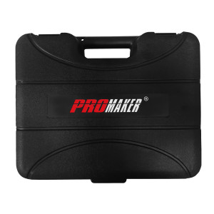 Promaker 1/2in Hammer Drill PRO-TP550KIT
Include: 1/2in Hammer Drill, Side Handle, Depth rod, Key chuck, Plastic Box, Accessories, Organizer Box.
Voltage - Frequency: 120V - 60Hz
Amperage: 4.7AMP
Power: 550W
Speed: 0-3000rpm
Chuck size: 1/2in (13mm)
 Promaker 1/2in Hammer Drill PRO-TP550KIT
Include: 1/2in Hammer Drill, Side Handle, Depth rod, Key chuck, Plastic Box, Accessories, Organizer Box.
Voltage - Frequency: 120V - 60Hz
Amperage: 4.7AMP
Power: 550W
Speed: 0-3000rpm
Chuck size: 1/2in (13mm)
