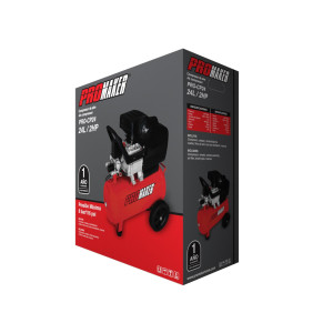 Promaker Air Compressor 2HP 120V 13A 3450rpm 1.5m cord 116Psi Max Pressure 1/4in Quick Connect PRO-CP24
 Promaker Air Compressor 2HP 120V 13A 3450rpm 1.5m cord 116Psi Max Pressure 1/4in Quick Connect PRO-CP24