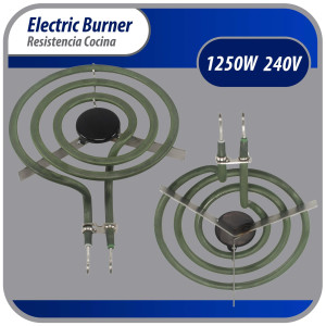 Appli Parts WB30K10002 Surface Burner Heating Element 3 turns, 6 in, 3 turn, 1250 W, 240 V, Replaces GE General Electric 2391B, 404064, 8053265, 9761348, 316439800, 318372210, 5303015716, 5303310281