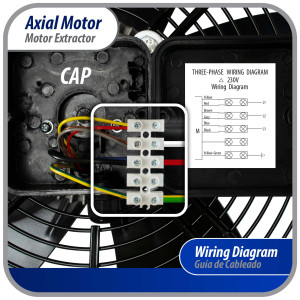 Appli Parts AXF-500-3 19-3/4 in Axial Fan Motor Guard Mounted Fan Blade 220 V, 3 Ph, 50-60 Hz, 500 W, 1450 rpm, Universal replacement for Cold Room Evaporators and Condensing Units, Work Temp -22 F to 140 F  Appli Parts AXF-500-3 19-3/4 in Axial Fan Motor Guard Mounted Fan Blade 220 V, 3 Ph, 50-60 Hz, 500 W, 1450 rpm, Universal replacement for Cold Room Evaporators and Condensing Units, Work Temp -22 F to 140 F